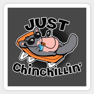 Just Chinchillin' Sticker